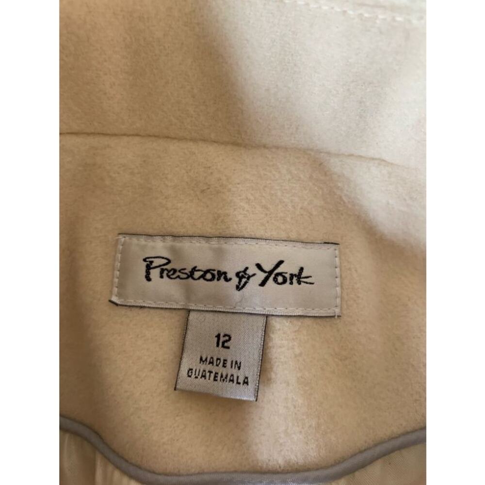 Preston & York wool blend peacoat double breasted size 12 - Picture 2 of 14